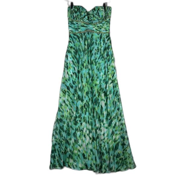 Alberto Makali Strapless Gown Size 6 Sweetheart Prom Special Occasion Formal - Picture 1 of 7